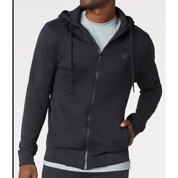 Willy 501 The Zip Up Hoodie Monterey Dark Heather Grey Men's Large - Picture 1 of 10